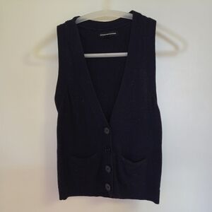 Express Eggplant Button-Front Knit Vest - Available until 4/19